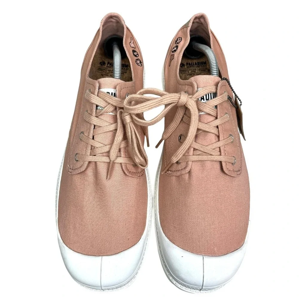 Palladium Earth Collection Mens Sneaker Bumper Toe Lug Soles Low Top Rose Sz 12